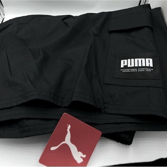 New Puma Men's Summer Court Regular-Fit 9" Drawstring Cargo Shorts S - Picture 3 of 13